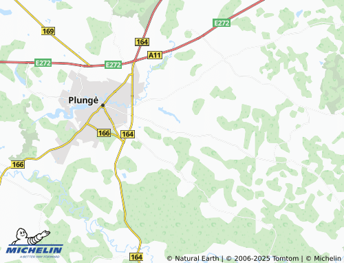 MICHELIN Glaudžiai map - ViaMichelin