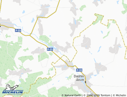 Mappa MICHELIN Zhadany - ViaMichelin