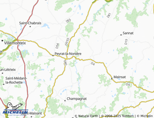 Mappa MICHELIN Bonlieu - ViaMichelin