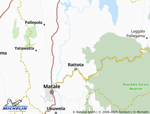 MICHELIN Palle Eswedduma map - ViaMichelin