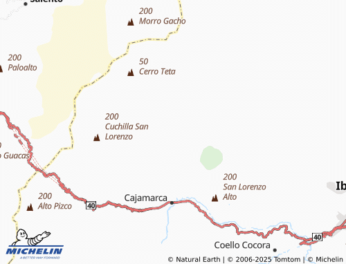 Carte MICHELIN Las Lajas - ViaMichelin