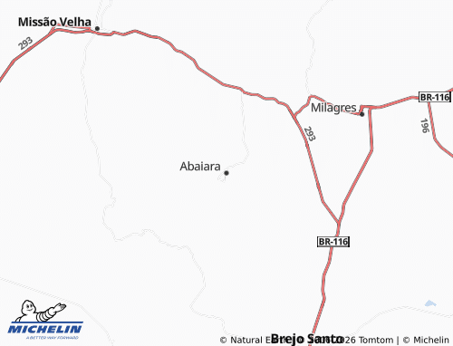 Mappa MICHELIN Abaiara - ViaMichelin
