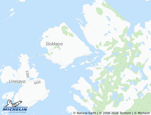 MICHELIN-Landkarte Harsvika - ViaMichelin
