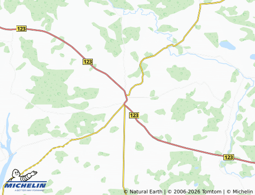 Mapa MICHELIN Pandėlys - ViaMichelin