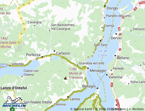 MICHELIN Naggio map - ViaMichelin