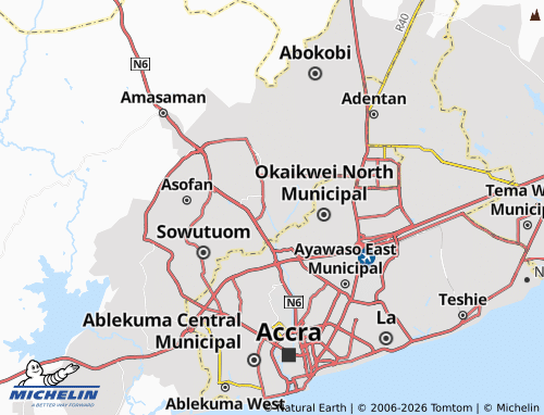Mappa MICHELIN Oko - ViaMichelin
