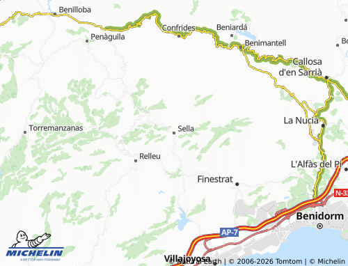 Kaart MICHELIN Sella - ViaMichelin