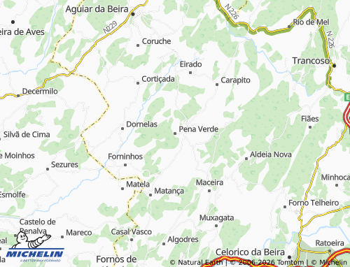 Mapa MICHELIN Pena Verde - ViaMichelin