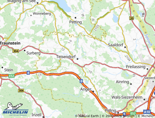 MICHELIN-Landkarte Teisendorf - ViaMichelin