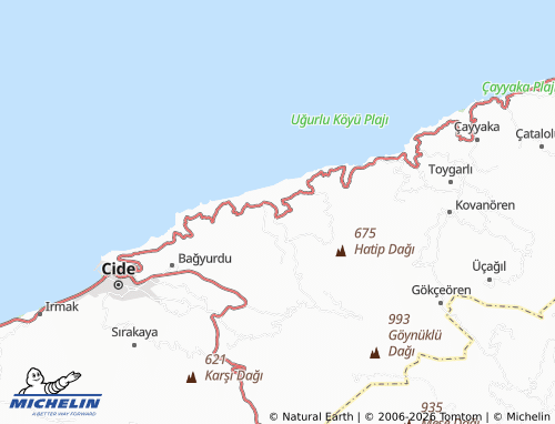 Mappa MICHELIN Sakallı - ViaMichelin