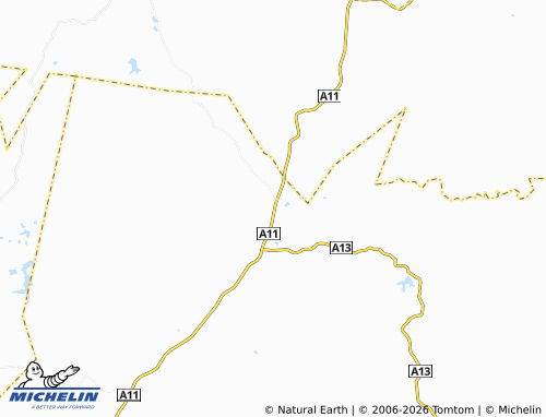MICHELIN Madziva map - ViaMichelin