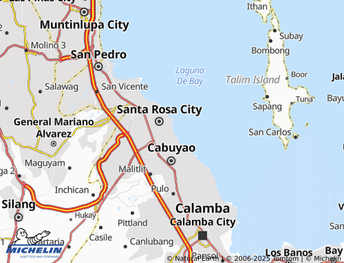 MICHELIN Caingin map - ViaMichelin