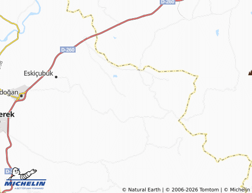 MICHELIN-Landkarte Köseli - ViaMichelin