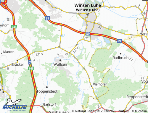 Mapa MICHELIN Bahlburg - ViaMichelin