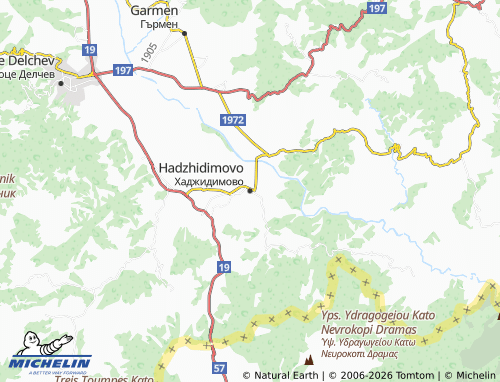 Carte MICHELIN Hadzhidimovo - ViaMichelin