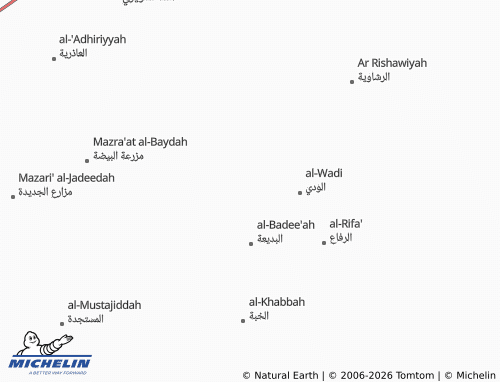 MICHELIN-Landkarte al-Radeefah - ViaMichelin