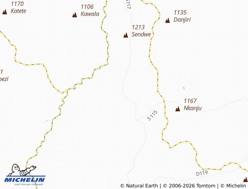 MICHELIN Malembo map - ViaMichelin