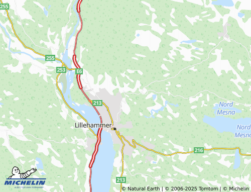 MICHELIN Ersgard map - ViaMichelin