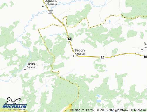 MICHELIN-Landkarte Fedory - ViaMichelin