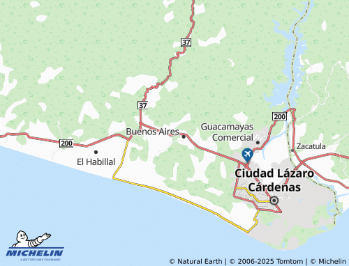 MICHELIN México, Buenos Aires map - ViaMichelin
