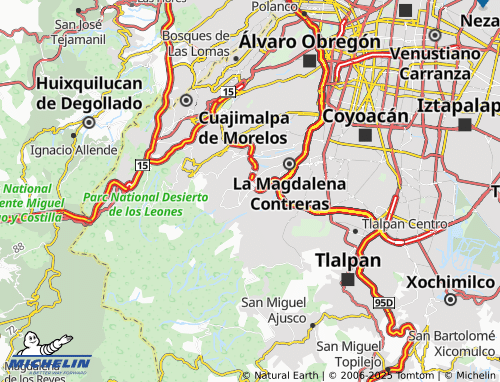 MICHELIN-Landkarte Lomas Quebradas - ViaMichelin