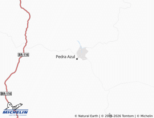 Mappa MICHELIN Pedra Azul - ViaMichelin