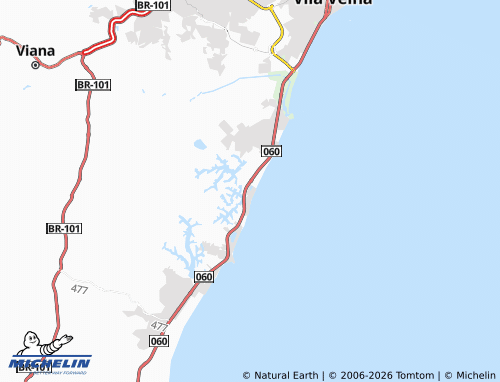 MICHELIN Ponta da Fruta map - ViaMichelin
