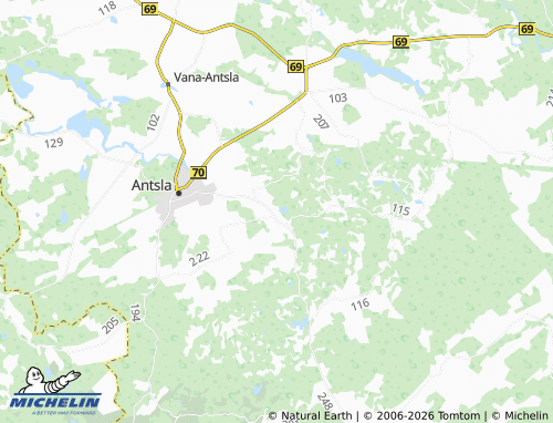 Mappa MICHELIN Säre - ViaMichelin