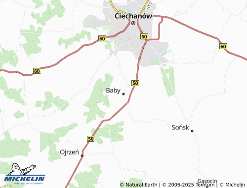 MICHELIN Baby map - ViaMichelin