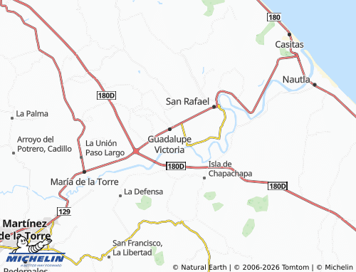 Mapa MICHELIN Predio El Pital - ViaMichelin