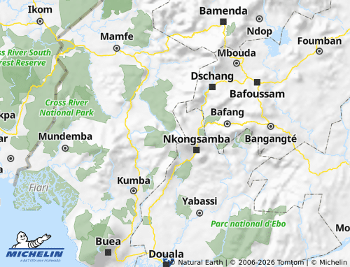 Mappa MICHELIN Kupe-Manenguba - ViaMichelin