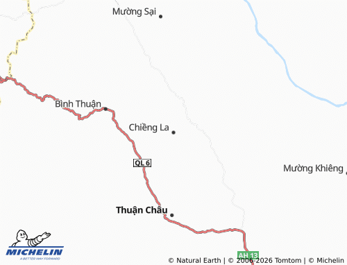 MICHELIN-Landkarte Chiềng La - ViaMichelin
