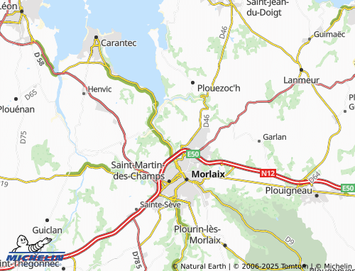 Mappa MICHELIN Keranroux - ViaMichelin