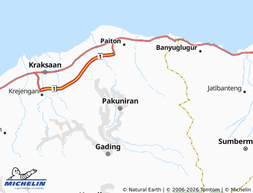 MICHELIN-Landkarte Alaspandan - ViaMichelin