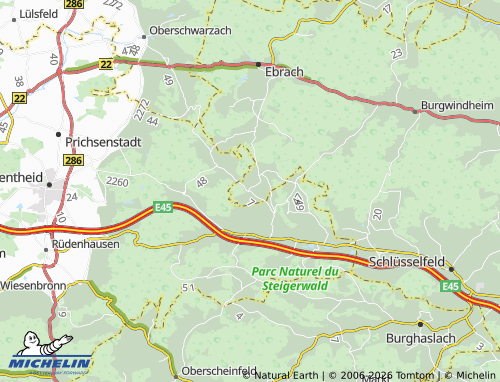 Mapa MICHELIN Kleinbirkach - ViaMichelin