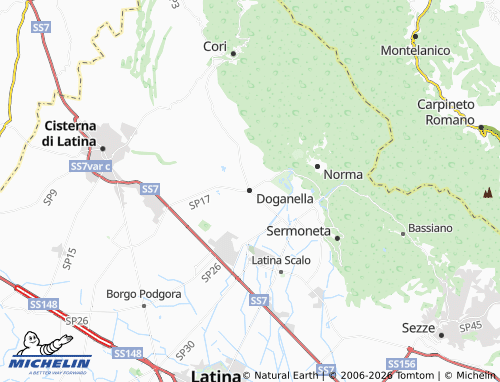 Mappa MICHELIN Doganella - ViaMichelin