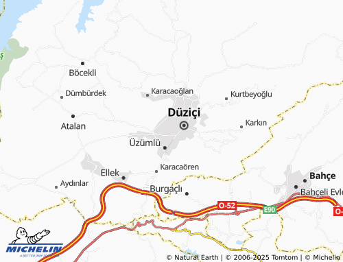 MICHELIN Cumhuriyet map - ViaMichelin