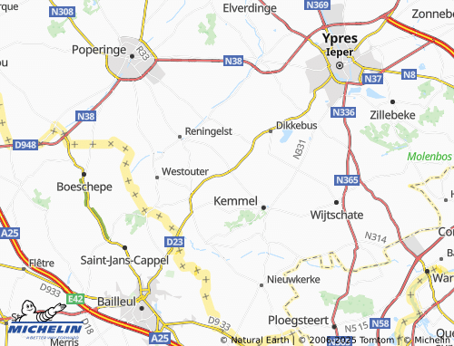 Kaart MICHELIN Klijte-Dorp - ViaMichelin