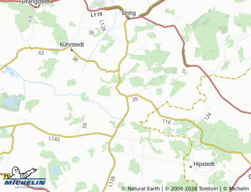 MICHELIN Köhlen map - ViaMichelin