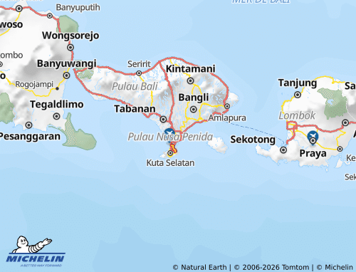 Mapa MICHELIN Bali - ViaMichelin