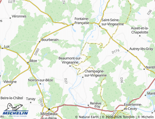 Kaart MICHELIN Flée - ViaMichelin