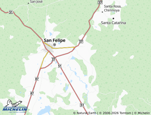 Mappa MICHELIN San Isidro - ViaMichelin