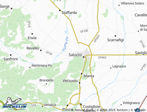 MICHELIN Casa Fornace map - ViaMichelin