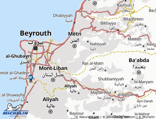Mapa MICHELIN Ayn Sa'adah - ViaMichelin