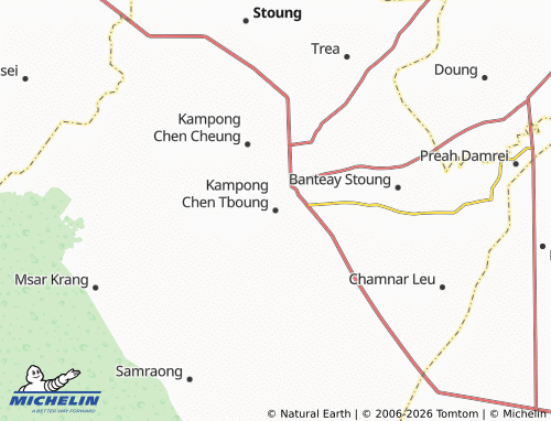 Mapa MICHELIN Kampong Chen Tboung - ViaMichelin