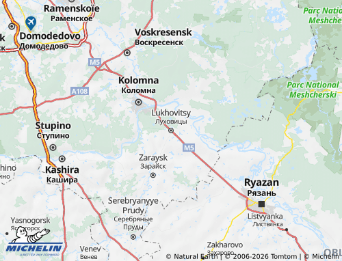 Carte MICHELIN Lukhovitsy - ViaMichelin