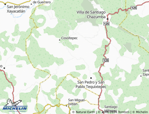 Mappa MICHELIN Santa Catalina Chinango - ViaMichelin