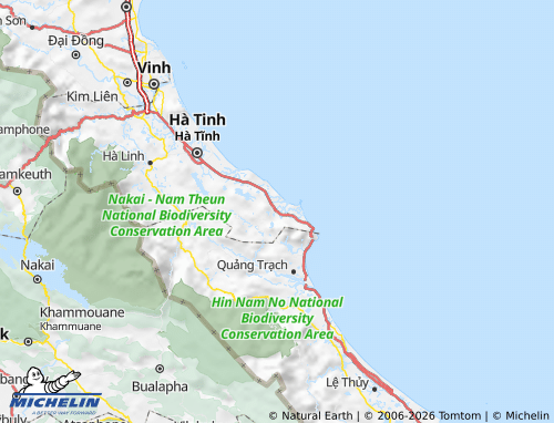Mapa MICHELIN Thị Xã Kỳ Anh - ViaMichelin