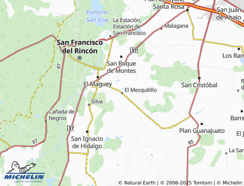MICHELIN El Mezquitillo map - ViaMichelin