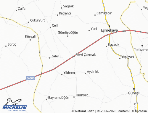 Mappa MICHELIN Fevzi Çakmak - ViaMichelin